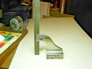 Vintage Height Transfer Gauge Gage Machinist Tool W/ 12 " Starrett Rule