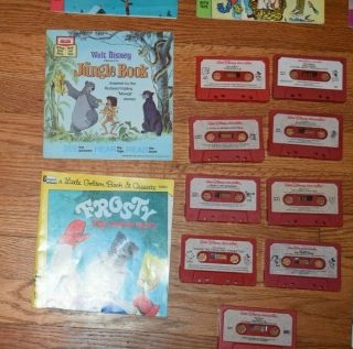 Vtg Walt Disney Cassettes Disney Storyteller discovery series Tapes Reading Book 4