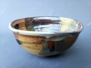 Vintage Signed American Studio Art Pottery Bowl Great Glaze