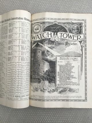 Watchtower Magazines 1915 Complete Year 24 Issues Jehovah’s Witnesses Originals. 3