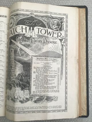 Watchtower Magazines 1915 Complete Year 24 Issues Jehovah’s Witnesses Originals. 6