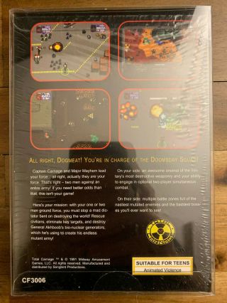 Atari Jaguar Total Carnage / Towers II,  Songbird Mistake Complete - in - box 5
