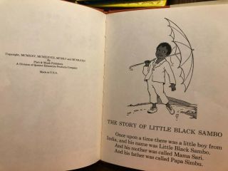 Vintage 1972 Little Black Sambo Helen Bannerman Hardcover 2