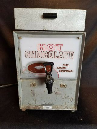 Vintage Drive In Theatre Snack Bar Lighted Hot Chocolate Machine Dispenser