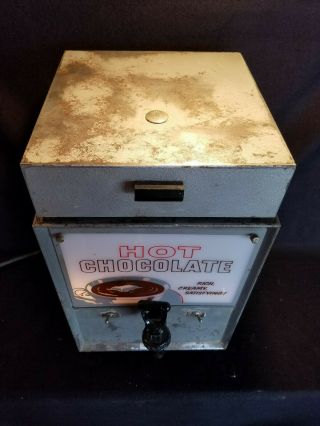 VINTAGE DRIVE IN THEATRE SNACK BAR LIGHTED HOT CHOCOLATE MACHINE DISPENSER 3