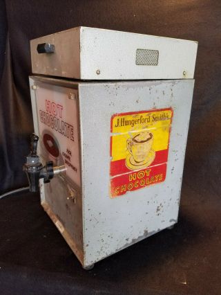 VINTAGE DRIVE IN THEATRE SNACK BAR LIGHTED HOT CHOCOLATE MACHINE DISPENSER 7