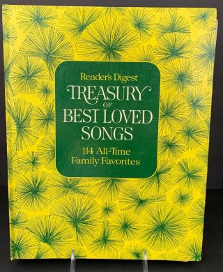 Vintage Readers Digest Treasury Best Loved Songs 1972 Songbook Piano Music Book