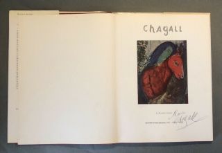 Marc Chagall Hand Signed Book