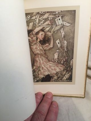Alice in wonderland.  1907 Arthur Rackham Illustrations.  1st Edition. 7