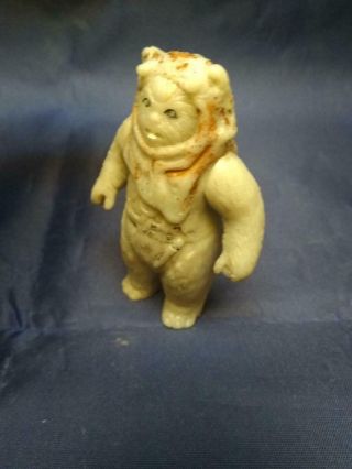STAR WARS EWOK CHIEF CHIRPA K.  O BOOTLEG MEXICAN FIGURE VTG MADE IN MEXICO 7