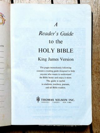 Vintage Holy Bible Reference Edition King James Version 4