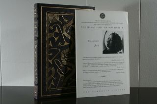 Jazz - Toni Morrison - Franklin Library Signed First Edition Leather W/promo