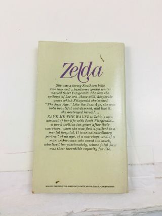 Vintage Paperback SAVE ME THE WALTZ Zelda Fitzgerald 2