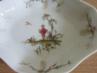 Vintage Raynaud & Co Limoges France Porcelain painted porcelain Jewelry Dish 2