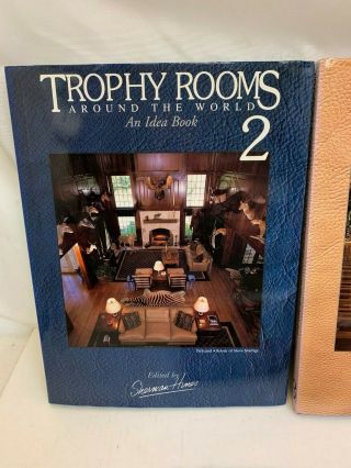 TROPHY ROOMS AROUND THE WORLD IDEA BOOKS SHERMAN HIMES 2 - 6 HARDCOVER 2