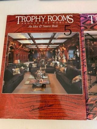 TROPHY ROOMS AROUND THE WORLD IDEA BOOKS SHERMAN HIMES 2 - 6 HARDCOVER 5
