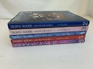 TROPHY ROOMS AROUND THE WORLD IDEA BOOKS SHERMAN HIMES 2 - 6 HARDCOVER 8
