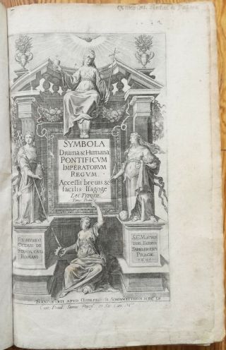 Typotius Symbola divina Emblemata Emblem Folio 60 Plates Sadeler - 1652 2