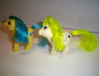 ⭐️ My Little Pony ⭐️ Vintage G1 Mlp Baby Surprise & Bouncy First Tooth Pegasus