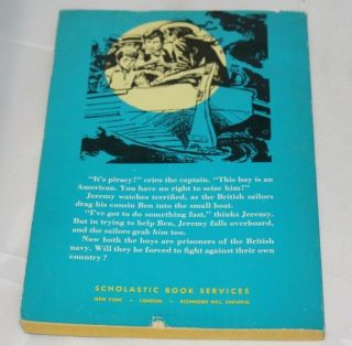 Capture At Sea,  Audrey White Beyer,  Scholastic Paperback,  1971 2
