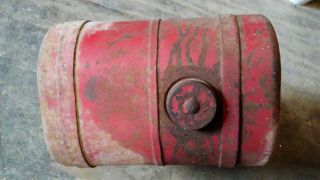 1 Gallon Vintage Metal Gas Tank W/glass Sediment Bowl For Small Engine