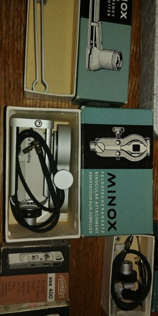 Vintage Minox B Camera with accessories 4