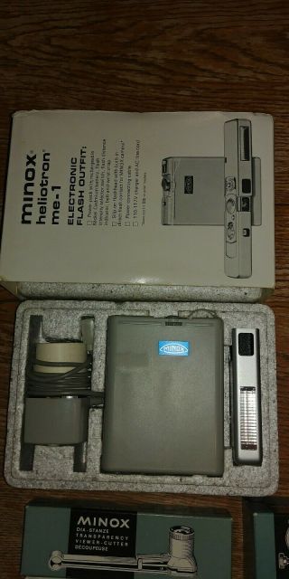 Vintage Minox B Camera with accessories 6