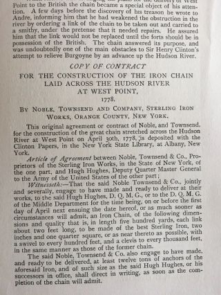 History of the Great Iron Chain Laid across the Hudson River at West Point 1778 4