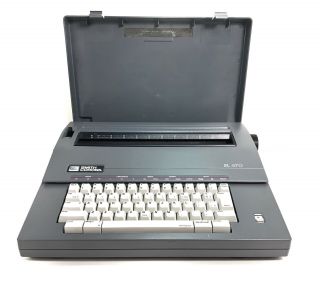 Smith Corona Sl470 Vintage Portable Electronic Typewriter W/ Cover -