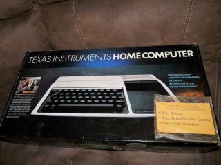 Texas Instruments Ti - 99/4a Computer &,  Cords