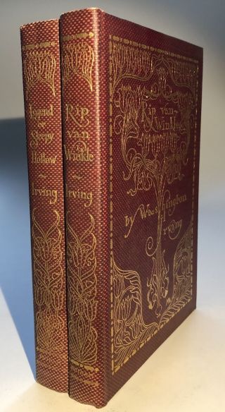 Washington Irving / Rip Van Winkle The Legend Of Sleepy Hollow 2 Volumes 1st Ed