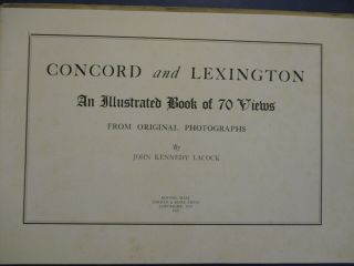 1925 CONCORD LEXINGTON BATTLE REVOLUTIONARY WAR BEGINS SESQUI CENTENNIAL 2