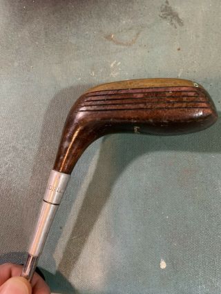 Kenneth Smith Putter Vintage Wood Grip Roll On