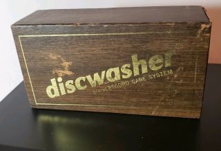 Vintage Discwasher D4 Vinyl Record Cleaning Kit LP Cleaner Pad Solution Fluid 2
