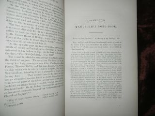 THOMAS LECHFORD ' S NOTE - BOOK 1638 - 1641/LAWYER/BOSTON/MASSACHUSETTS BAY/RARE 1885 4