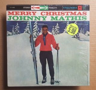 Johnny Mathis Merry Christmas Orig Vintage Columbia Records Us Dg - Lp