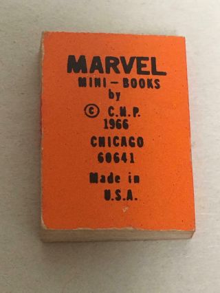 VINTAGE 1966 MARVEL MINI BOOKS MILLIE THE MODEL 3