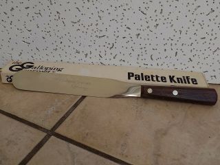 Vintage Galloping Gourmet 8 " Lifting Icing Palette Knife,  Stainless Steel