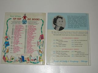 Vintage Religious Books for Children - Rand McNally Tip - Top Elf Books 2