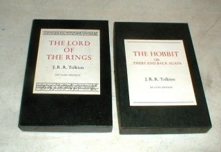 J.  R.  R Tolkien Lord Of The Rings & The Hobbit Deluxe Editions W/original Boxes