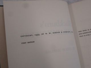 SIGNED BY BLACKBURN Philip Harkins BLACKBURN ' S HEADHUNTERS 1955 W.  W.  Norton 1st 6