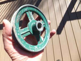 Vintage Congress Drives Detroit V Belt Spoked Pulley Wheel 5 1/4 