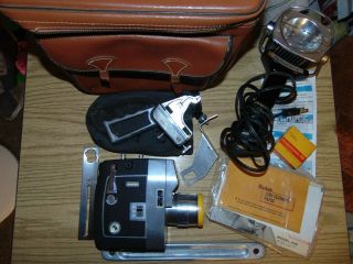 Bell & Howell Director Series 8mm Movie Camera Zoomatic Electric Eye,