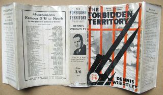 Dennis Wheatley - The Forbidden Territory - 1934 UK HB DJ 2