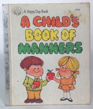 Vintage 1980 Happy Day Book A Child 