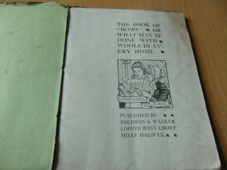 SCARCE VINTAGE SEWING BOOK OF HOWS MRS LOCH NEEDLEWORK c1910 2