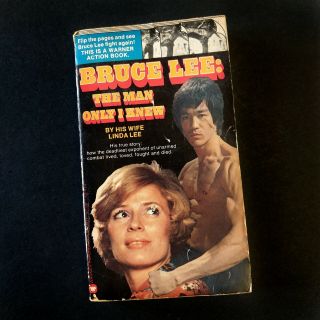 Linda Lee Bruce Lee The Man Only I Knew Vtg 1975 First Printing Biography 70s Pb