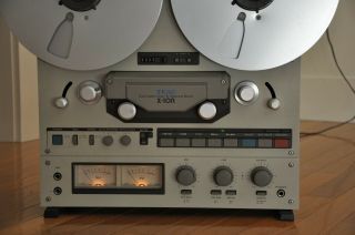 Teac X - 10R Dual Capstan Stereo Reel to Reel Tape Recorder with Hubs and Reels 10