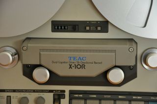 Teac X - 10R Dual Capstan Stereo Reel to Reel Tape Recorder with Hubs and Reels 4