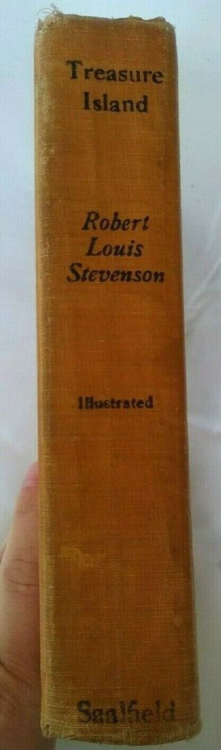 Treasure Island by Robert Louis Stevenson - Saalfield Publishing 1920s VINTAGE 2
